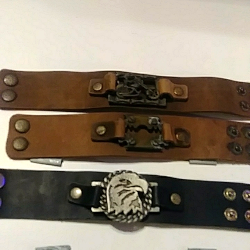 Leather bracelets